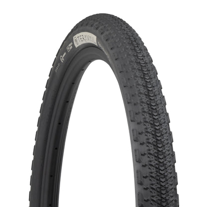 Teravail Sparwood tire three-quarter view showing black sidewall