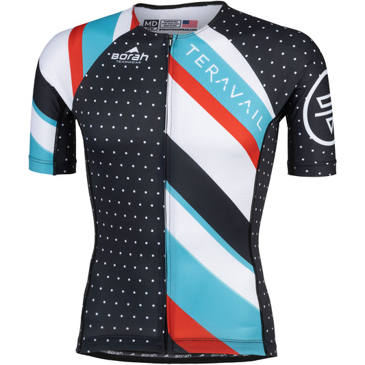 Teravail Waypoint Jersey - Men's front view multi-color design with Teravail logo